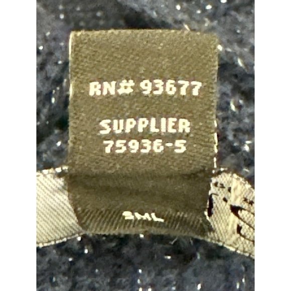 A.N.A. A New Approach Black Red Purple Geometric Print Roll Tab Sleeves Size XL - Picture 6 of 10